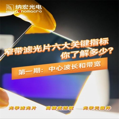 窄帶濾光片關(guān)鍵指標(biāo)全解析（一）：中心波長(zhǎng)與帶寬的選型密碼